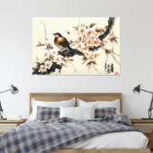 Landschaftskirschblüte Leinwanddruck (Insitu (Schlafzimmer))