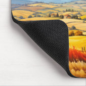 Landschaftskonzept Abstrakte Landschaft Kunst Mousepad (Ecke)