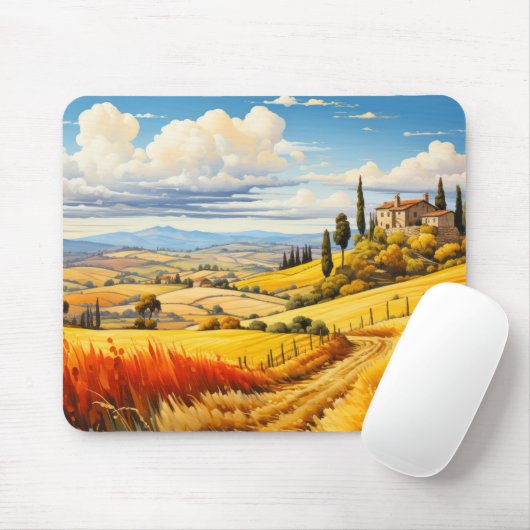 Landschaftskonzept Abstrakte Landschaft Kunst Mousepad (Mit Mouse)