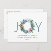 Landschaftskraut Weihnachten Heilige Berry Urlaub Postkarte (Vorne/Hinten)