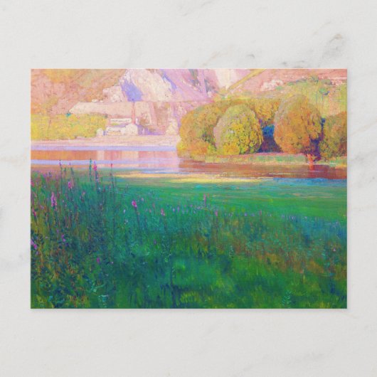 Landschaftskunst Natur Carl Moll Postkarte (Vorderseite)
