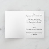 Landschaftskunst Personalisierte Karten drucken Bl (Innenseite)