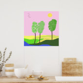 Landschaftskunst Poster (Küche)