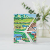Landschaftskunst Postkarte (Stehend Vorderseite)