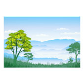 Landschaftslandschaft Fotodruck (Vorne)