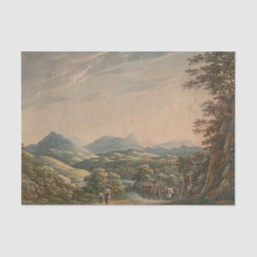 Landschaftslandschaft Seidenpapier (Vorderseite)