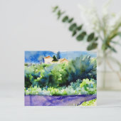 Landschaftslavenfelder Postkarte (Stehend Vorderseite)
