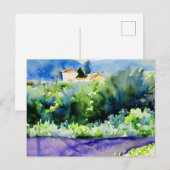 Landschaftslavenfelder Postkarte (Vorne/Hinten)