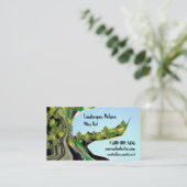 Landschaftsleben-FarbVisitenkarte Visitenkarte (Stehend Vorderseite)