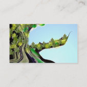 Landschaftsleben-FarbVisitenkarte Visitenkarte (Rückseite)