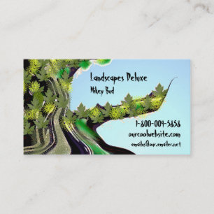 Landschaftsleben-FarbVisitenkarte Visitenkarte