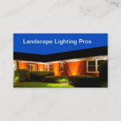 Landschaftslicht Moderne Zwei Seiten Visitenkarte (Vorderseite)