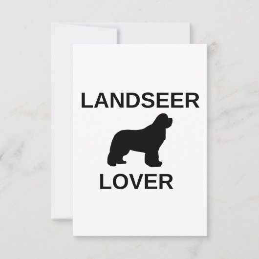 Landschaftsliebhaber Dankeskarte (Vorderseite)