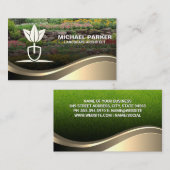 Landschaftslogo | Garten Hintergrund Visitenkarte (Vorne/Hinten)