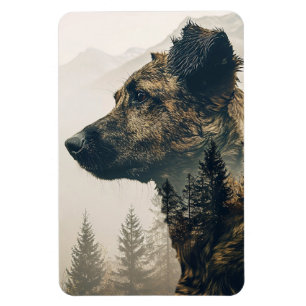 Landschaftsmagnet für Hunde Magnet