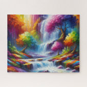 Landschaftsmalerei AI Generierte Kunst Horizontal Puzzle (Horizontal)