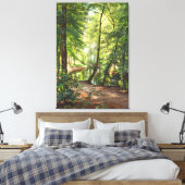 Landschaftsmalerei auf dem Aagaard Forest Stream Leinwanddruck (Insitu (Schlafzimmer))