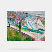Landschaftsmalerei Edward Munch Acrylschild (Vorderseite)