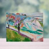 Landschaftsmalerei Edward Munch Acrylschild (Neutral)