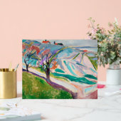 Landschaftsmalerei Edward Munch Acrylschild (Hochzeit)