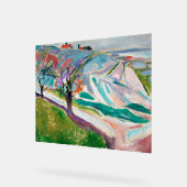 Landschaftsmalerei Edward Munch Acrylschild (Winkel)