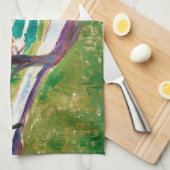 Landschaftsmalerei Edward Munch expressionistische Geschirrtuch (Viertel Falte)