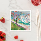 Landschaftsmalerei Edward Munch expressionistische Serviette (Beispiel)