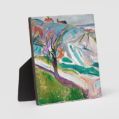 Landschaftsmalerei Edward Munch Fotoplatte (Vorderseite)