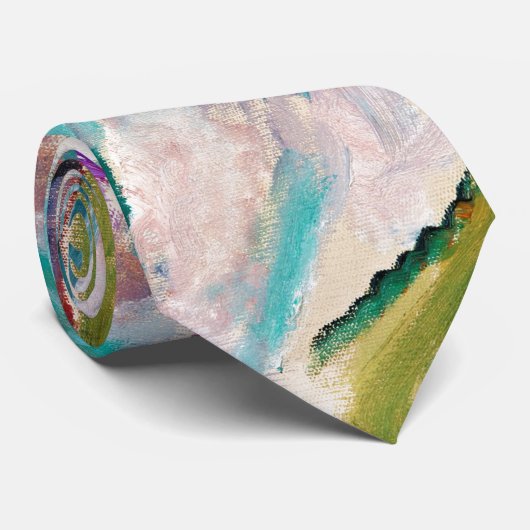 Landschaftsmalerei Edward Munch Krawatte (Gerollt)