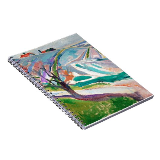 Landschaftsmalerei Edward Munch Notizblock (Rechte Seite)