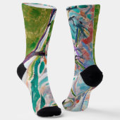 Landschaftsmalerei Edward Munch Socken (Gewinkelt)