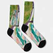 Landschaftsmalerei Edward Munch Socken (Rechts)