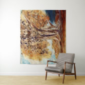 Landschaftsmalerei im Dschungelwald im Herbst Wandteppich (Beispiel)