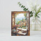 Landschaftsmalerei in der Toskana | Italien Reise  Postkarte (Stehend Vorderseite)