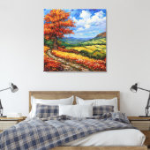 Landschaftsmalerei Leinwanddruck (Insitu (Schlafzimmer))