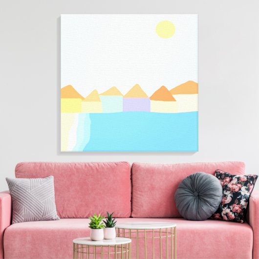 Landschaftsmalerei Leinwanddruck (Insitu (Wohnzimmer))