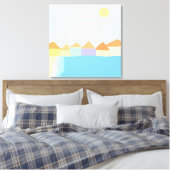 Landschaftsmalerei Leinwanddruck (Insitu (Schlafzimmer))