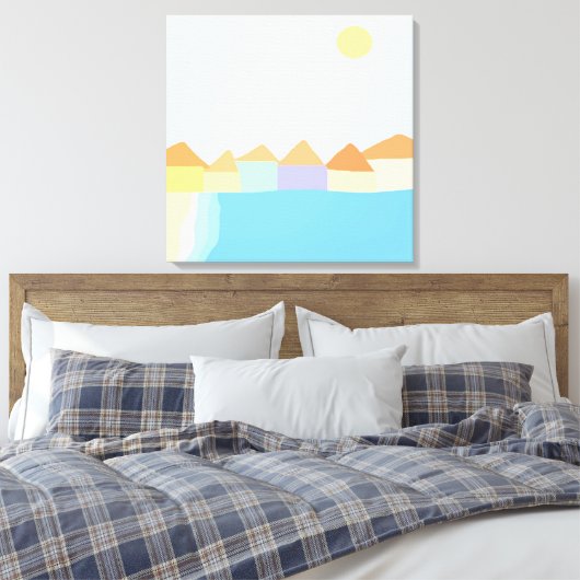 Landschaftsmalerei Leinwanddruck (Insitu (Schlafzimmer))