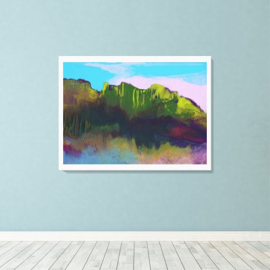 Landschaftsmalerei Leinwanddruck (Insitu (Holzboden))