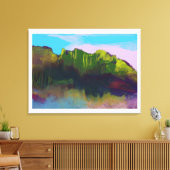 Landschaftsmalerei Leinwanddruck (Insitu (Wohnzimmer))