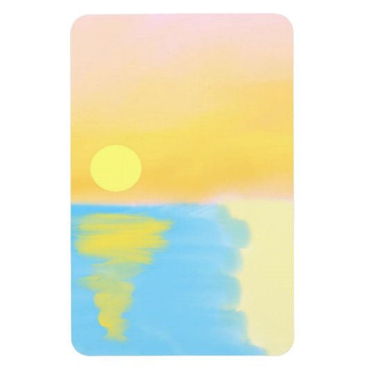 Landschaftsmalerei Magnet (Vertikal)