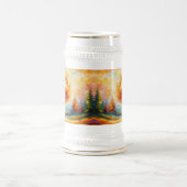 Landschaftsmalerei mit hellen Farben-96771 Bierglas (Mittel)