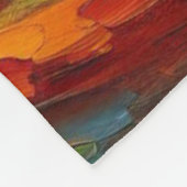 Landschaftsmalerei mit hellen Farben-96771 Fleecedecke (Ecke)