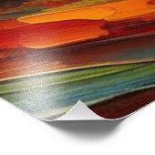 Landschaftsmalerei mit hellen Farben-96771 Fotodruck (Ecke)