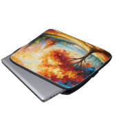 Landschaftsmalerei mit hellen Farben-96771 Laptopschutzhülle (Vorne Knopf)