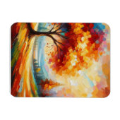 Landschaftsmalerei mit hellen Farben-96771 Magnet (Horizontal)