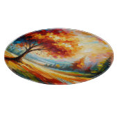 Landschaftsmalerei mit hellen Farben-96771 Schneidebrett (Ecke)