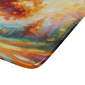Landschaftsmalerei mit hellen Farben-96771 Schneidebrett (Ecke)