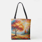 Landschaftsmalerei mit hellen Farben-96771 Tasche (Rückseite)