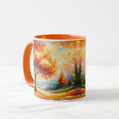 Landschaftsmalerei mit hellen Farben-96771 Tasse (Vorderseite Links)